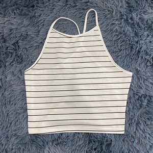 striped halter top
